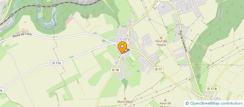 localisation de l'entreprise SCI ELIASINES  CUTRY