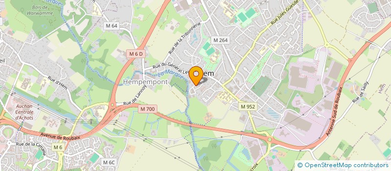 localisation de l'entreprise SCI ELIBAGA  HEM