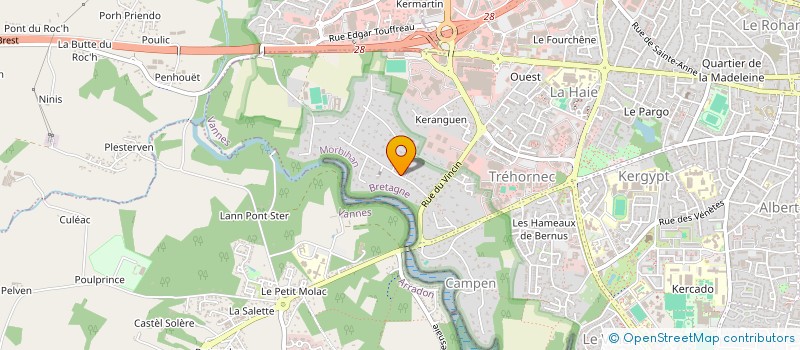 localisation de l'entreprise SCI ELIBER à VANNES