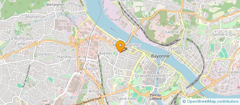 localisation de l'entreprise SCI ELICAGARAY à BAYONNE