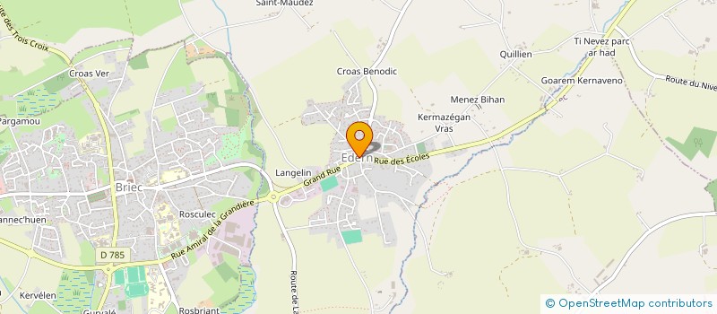 localisation de l'entreprise SCI ELICATFAB  EDERN