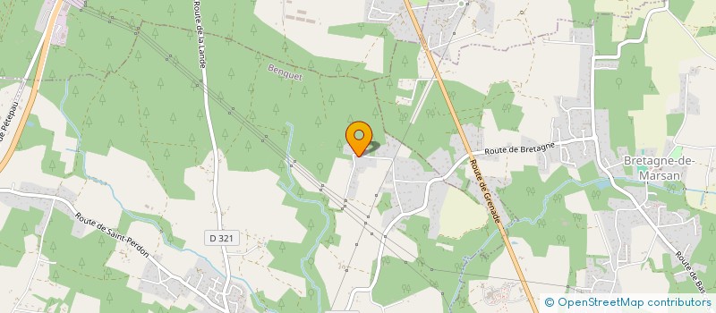 localisation de l'entreprise SCI ELICE  BENQUET