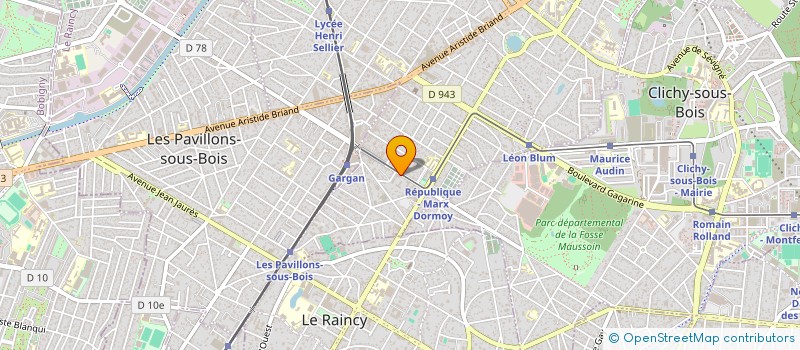 localisation de l'entreprise SCI ELICEC à LIVRY-GARGAN