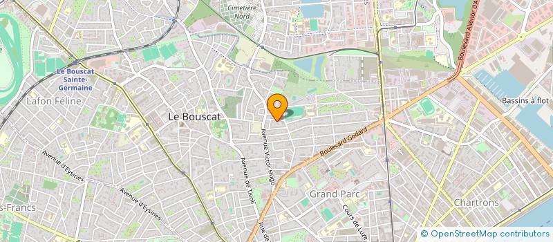 localisation de l'entreprise SCI ELICIEL  LE BOUSCAT