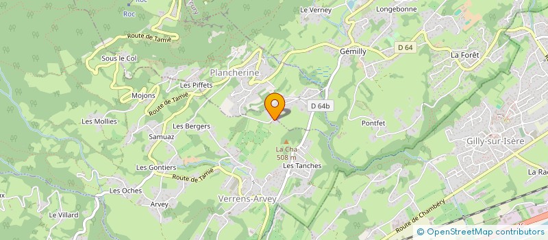 localisation de l'entreprise SCI ELICIRE  VERRENS-ARVEY