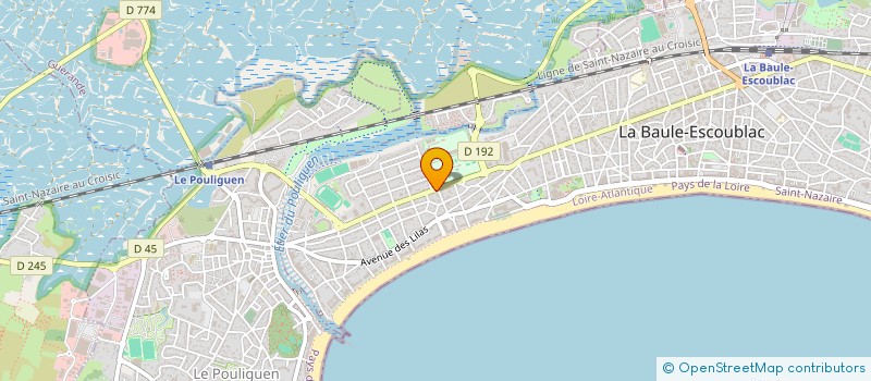 localisation de l'entreprise SCI ELIDEN  LA BAULE-ESCOUBLAC