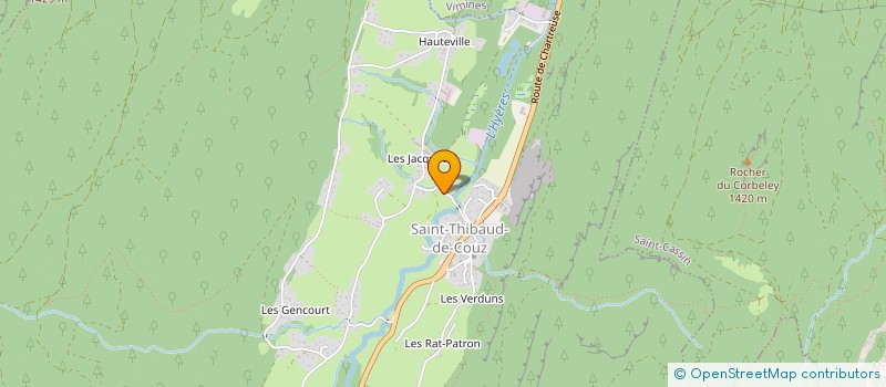 localisation de l'entreprise SCI ELIDIEG  SAINT-THIBAUD-DE-COUZ