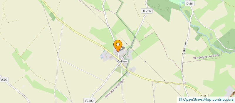 localisation de l'entreprise SCI ELIDYAL  SOLESMES