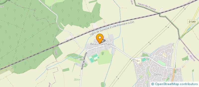 localisation de l'entreprise SCI ELIE  OTHIS