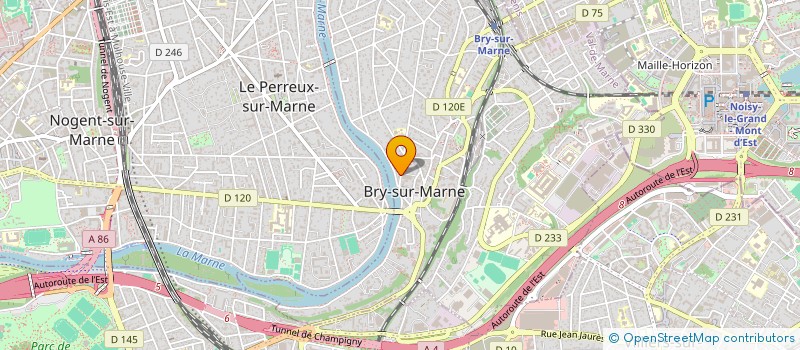 localisation de l'entreprise SCI ELIE  BRY-SUR-MARNE