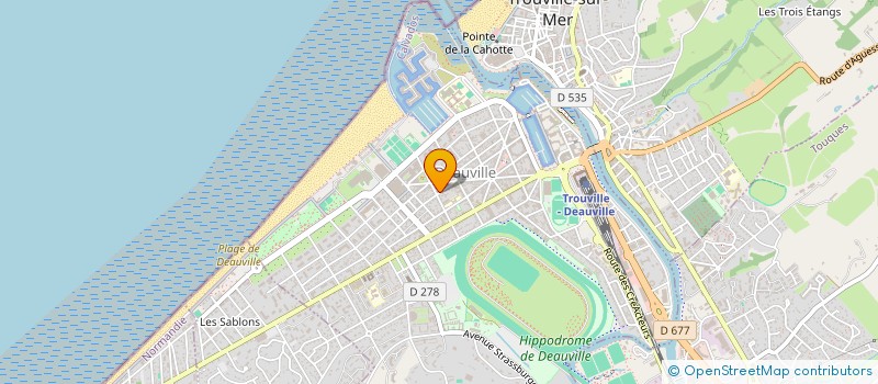 localisation de l'entreprise SCI ELIE à DEAUVILLE