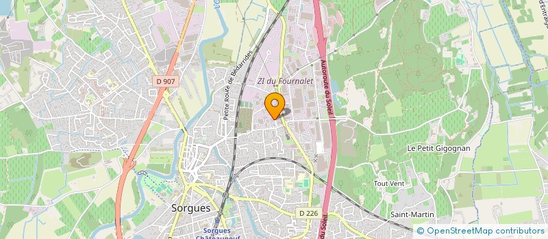 localisation de l'entreprise SCI ELIE  SORGUES