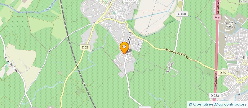 localisation de l'entreprise SCI ELIE IMMOBILIER  CANOHES