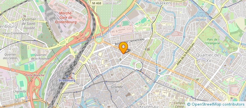 localisation de l'entreprise SCI ELIEL  STRASBOURG