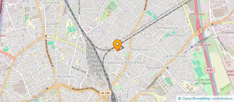 localisation de l'entreprise SCI ELIELSA à TOULOUSE