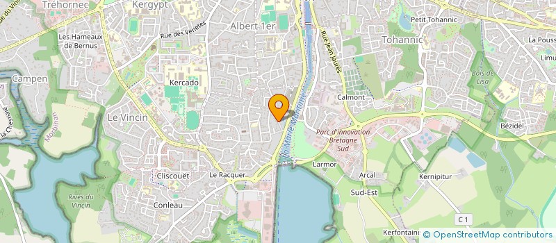 localisation de l'entreprise SCI ELIENIS à VANNES