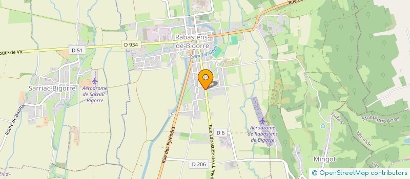 localisation de l'entreprise SCI ELIEPAUL  RABASTENS-DE-BIGORRE