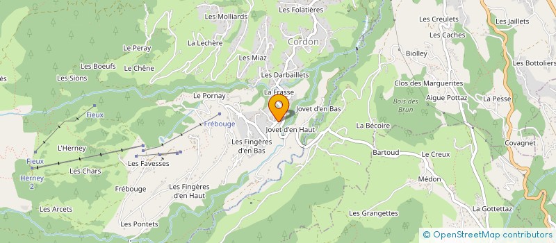 localisation de l'entreprise SCI ELIFLAMES  CORDON