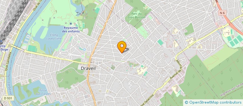 localisation de l'entreprise SCI ELIFLO à DRAVEIL