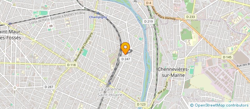 localisation de l'entreprise SCI ELIFLO à SAINT-MAUR-DES-FOSSES