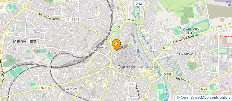 localisation de l'entreprise SCI ELIFRAN à CHARTRES