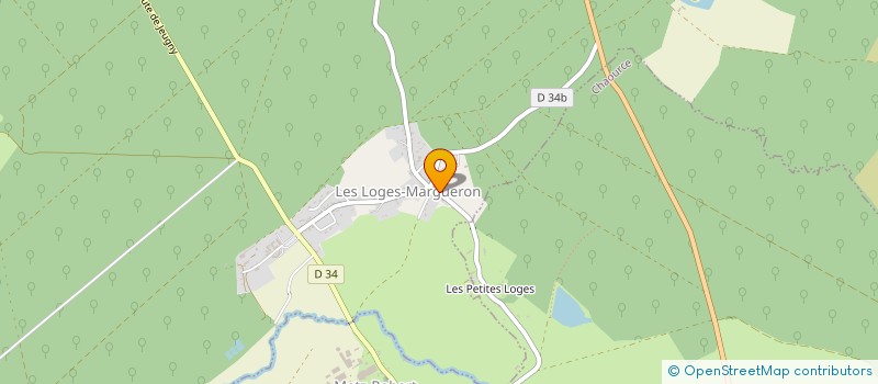 localisation de l'entreprise SCI ELIGIL  LES LOGES-MARGUERON