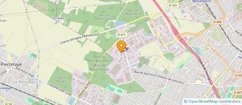 localisation de l'entreprise SCI ELIGIUS  TAVERNY