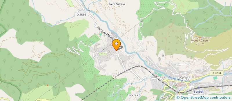 localisation de l'entreprise SCI ELIGO  SOSPEL