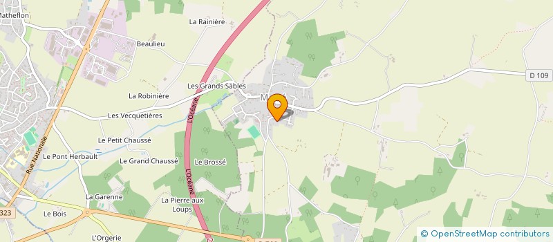 localisation de l'entreprise SCI ELIGO  LOIRE-AUTHION