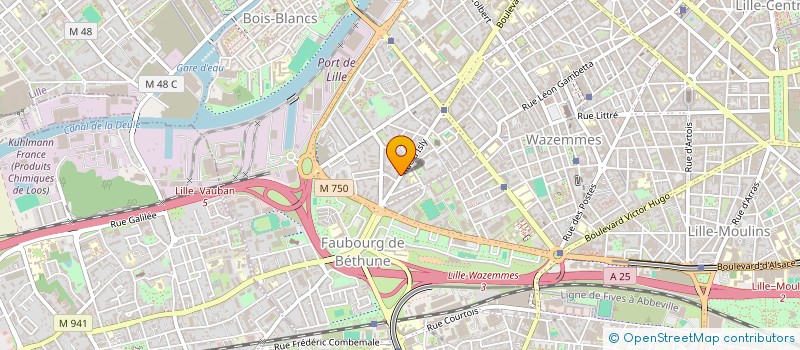 localisation de l'entreprise SCI ELIGUIMA à LILLE