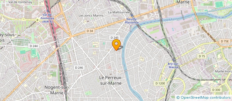 localisation de l'entreprise SCI ELIHEL  LE PERREUX-SUR-MARNE