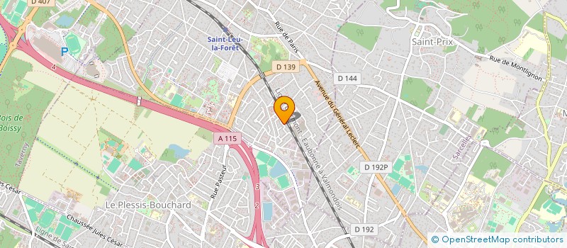 localisation de l'entreprise SCI ELIJAD  SAINT-LEU-LA-FORET