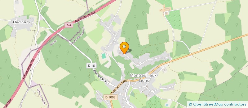 localisation de l'entreprise SCI ELIJE  MONTREUIL-AUX-LIONS