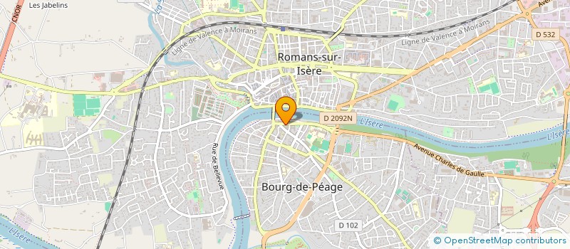 localisation de l'entreprise SCI ELIJO  BOURG-DE-PEAGE