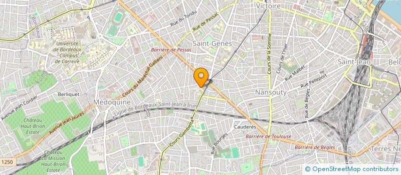 localisation de l'entreprise SCI ELIJUL  TALENCE