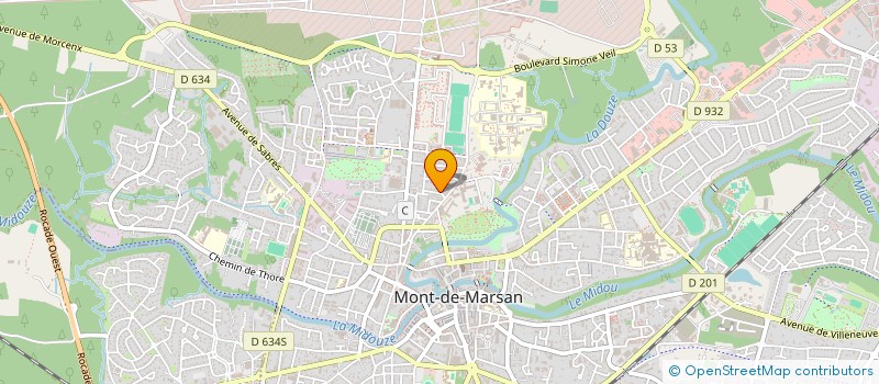 localisation de l'entreprise SCI ELIKAM à MONT-DE-MARSAN
