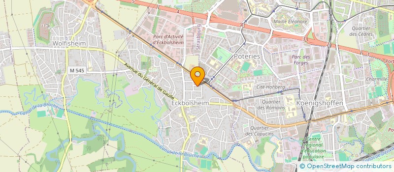 localisation de l'entreprise SCI ELIKAP  ECKBOLSHEIM