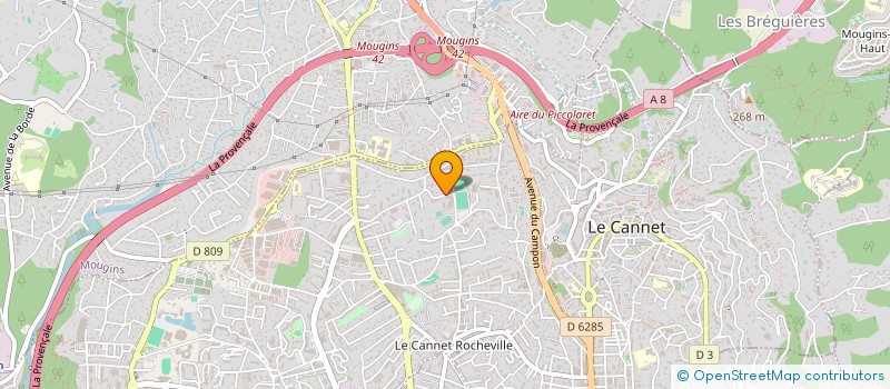localisation de l'entreprise SCI ELIKYA à LE CANNET