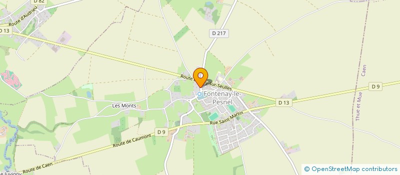 localisation de l'entreprise SCI ELIL  FONTENAY-LE-PESNEL