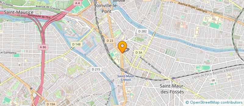 localisation de l'entreprise SCI ELILAND à SAINT-MAUR-DES-FOSSES