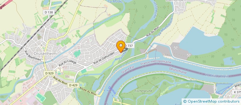 localisation de l'entreprise SCI ELILLO  DRUSENHEIM