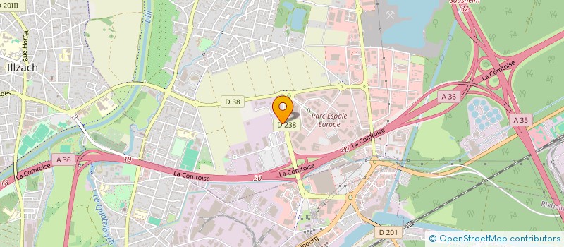 localisation de l'entreprise SCI ELIMA 1  SAUSHEIM