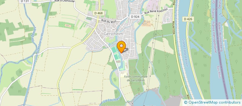 localisation de l'entreprise SCI ELIMAR  GERSTHEIM