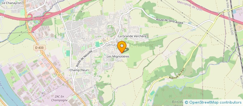 localisation de l'entreprise SCI ELIMAS  GENAY