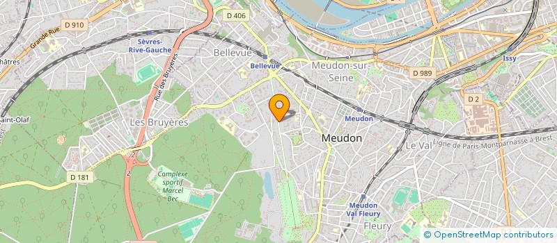 localisation de l'entreprise SCI ELIMAX à MEUDON