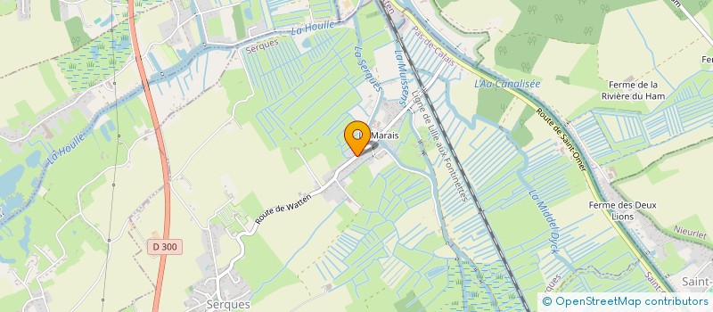 localisation de l'entreprise SCI ELIMEO  SERQUES