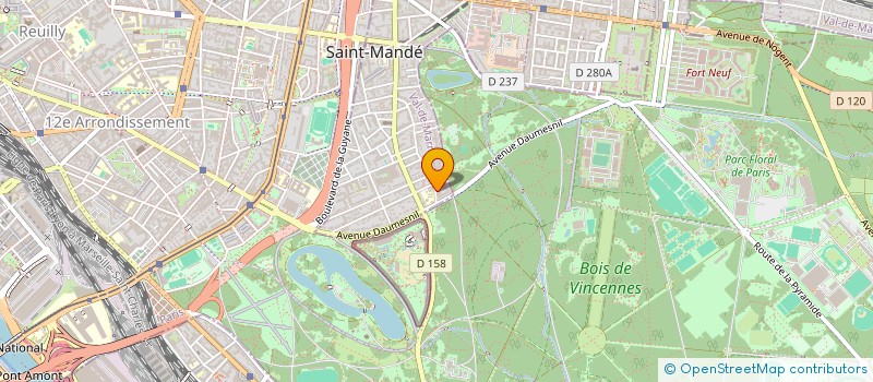 localisation de l'entreprise SCI ELIMMO à SAINT-MANDE