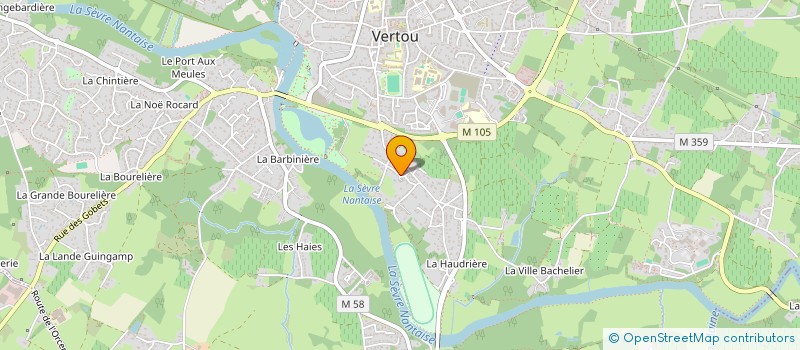 localisation de l'entreprise SCI ELIN  VERTOU