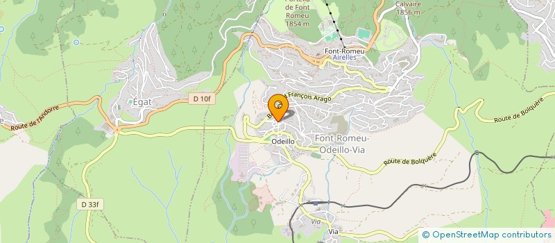 localisation de l'entreprise SCI ELINA  FONT-ROMEU-ODEILLO-VIA