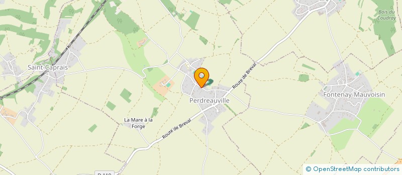 localisation de l'entreprise SCI ELINA  PERDREAUVILLE